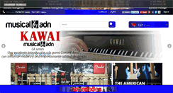 Desktop Screenshot of musicaladn.com